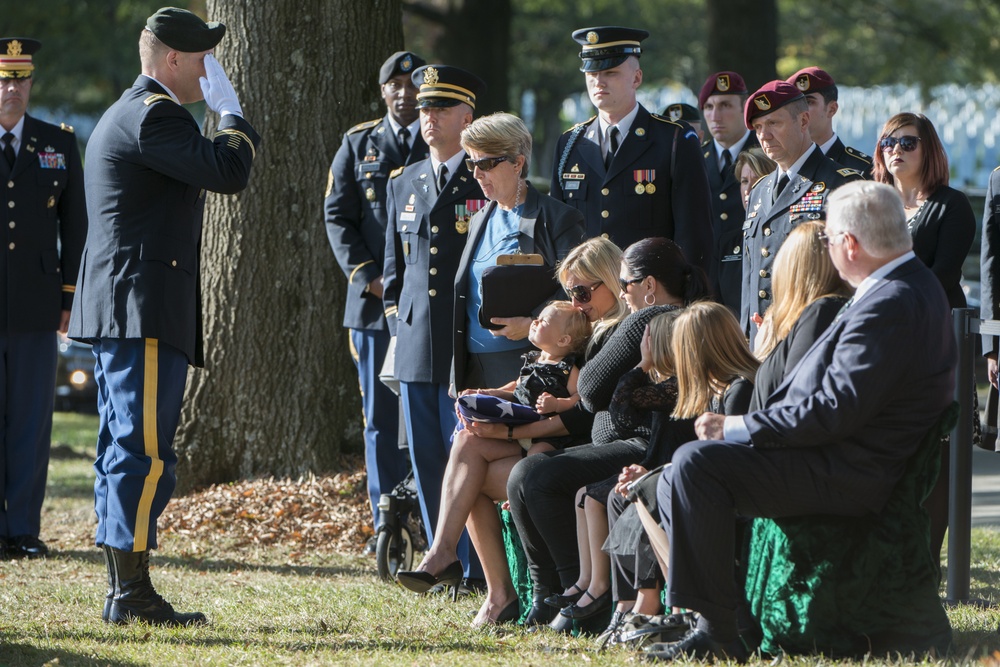 Graveside Service for U.S. Army Staff Sgt. Alexander Dalida in Section 60 of Arlington National Cemetery