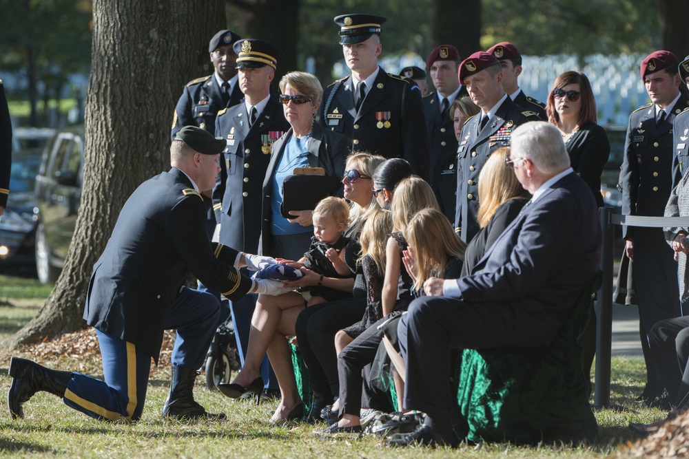 Graveside Service for U.S. Army Staff Sgt. Alexander Dalida in Section 60 of Arlington National Cemetery