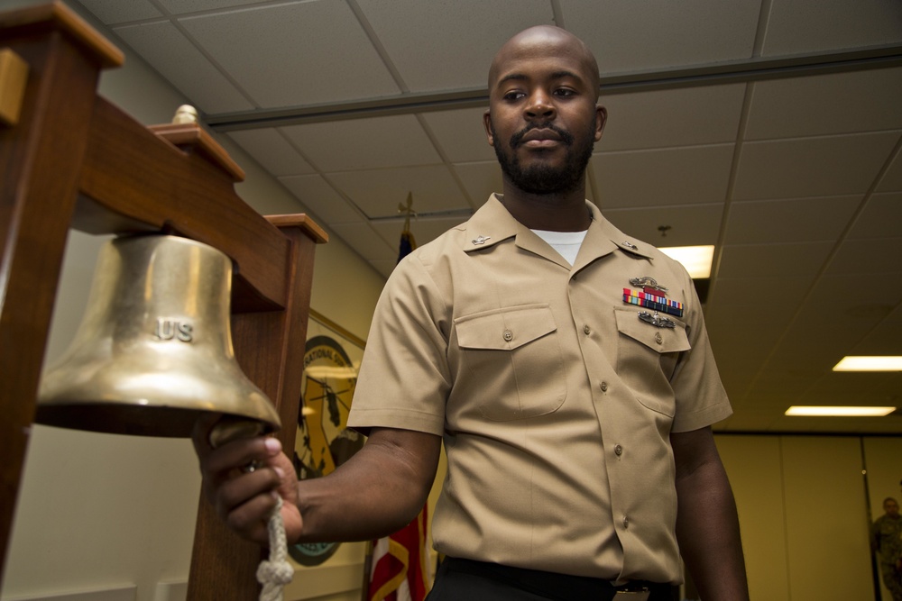Los Angeles Sailors Observe 242nd Naval Birthday