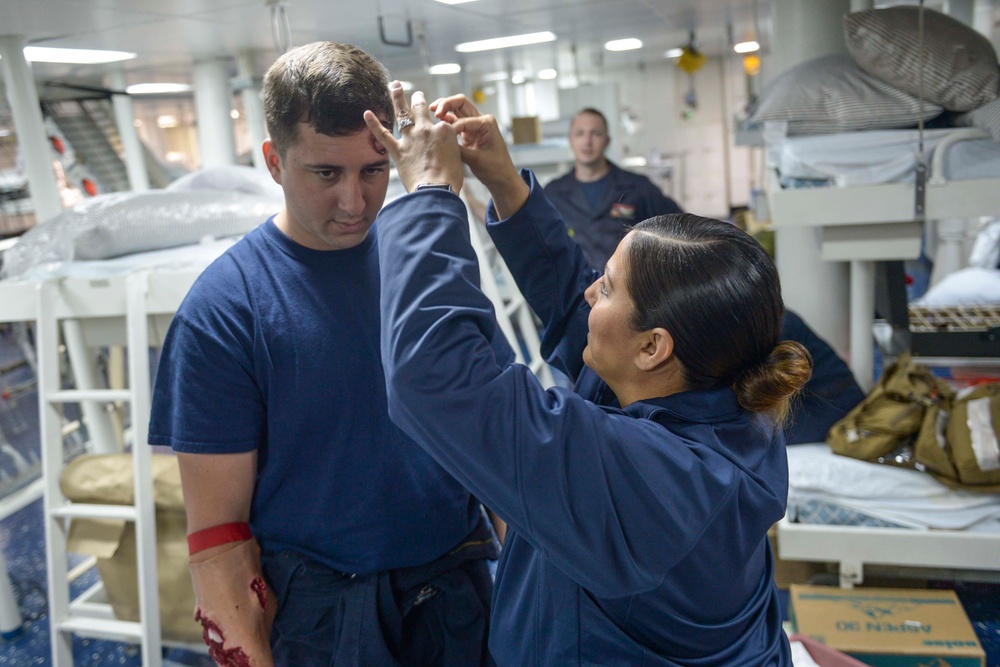 Dawn Blitz 2017 USS Essex (LHD 2) Medical Drills
