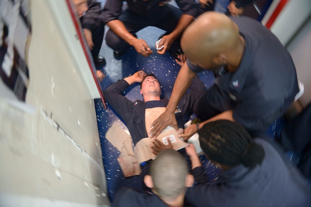 Dawn Blitz 2017 USS Essex (LHD 2) Medical Drills
