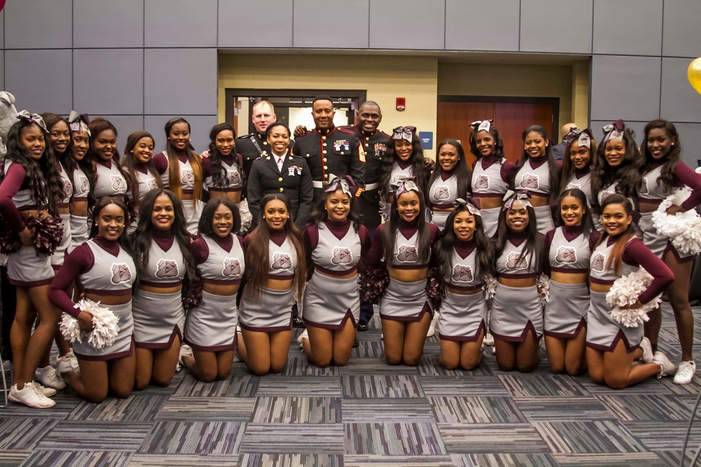 Montgomery Marines help kick off Magic City Classic