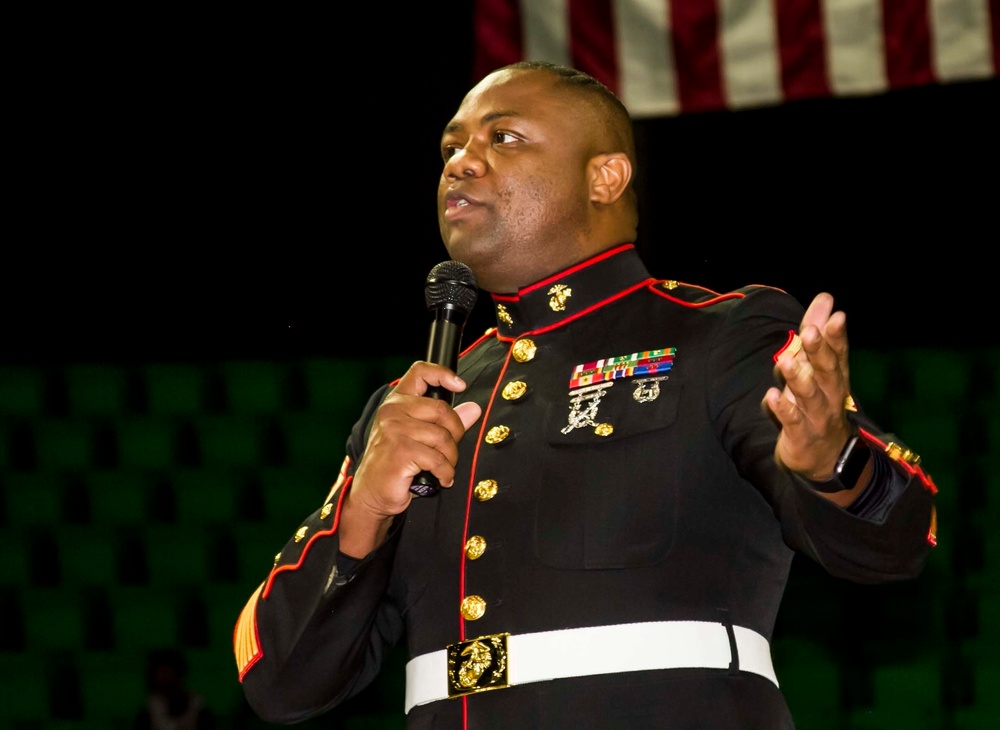 Montgomery Marines help kick off Magic City Classic