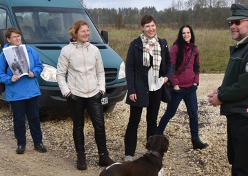 Danish Ministry of Defense representatives visit Grafenwoehr Training Area.