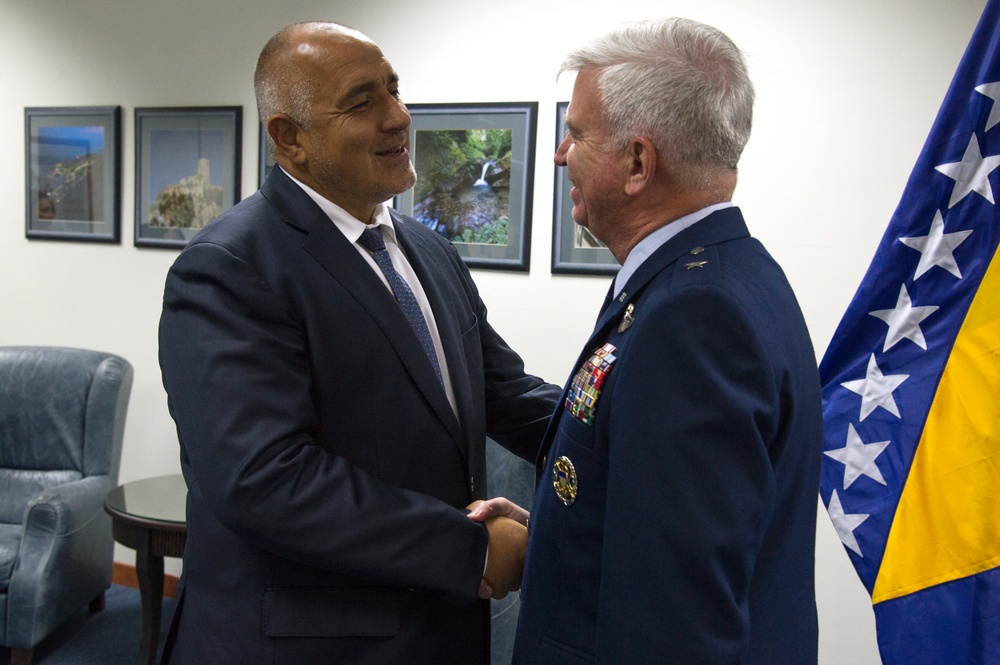 Bulgaria Prime Minister visits NATO HQ Sarajevo