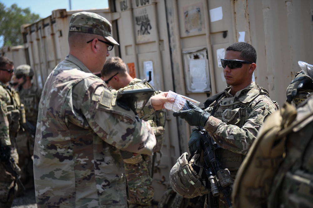 EARF team conducts an Emergency Deployment Readiness Exercise