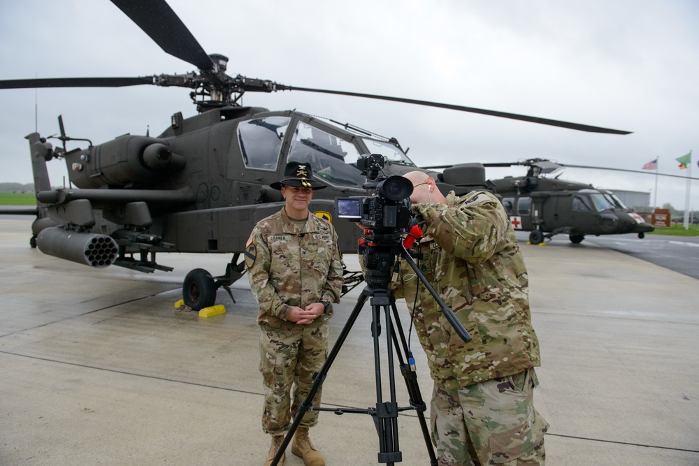 Display of 1ACB Helicopters heading for Atlantic Resolve