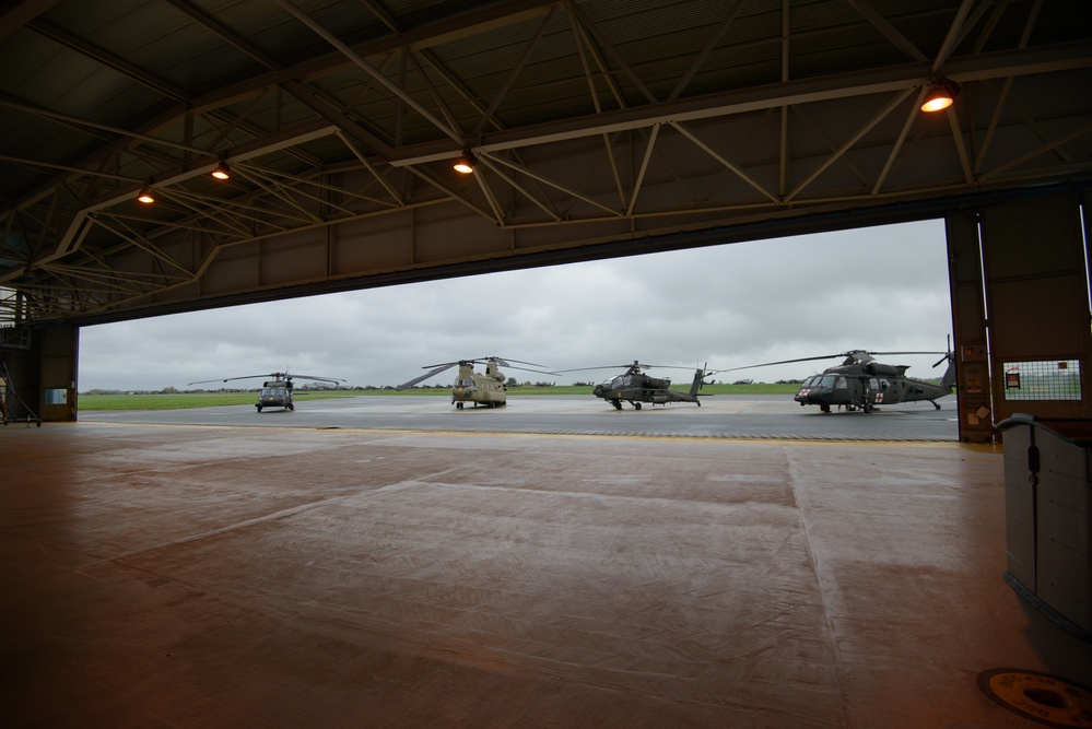 Display of 1ACB Helicopters heading for Atlantic Resolve