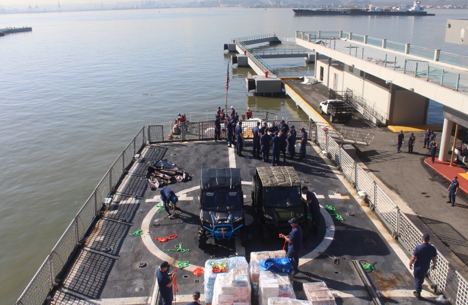 Coast Guard Cutter Bear conducts hurricane relief, marine resources protection patrol