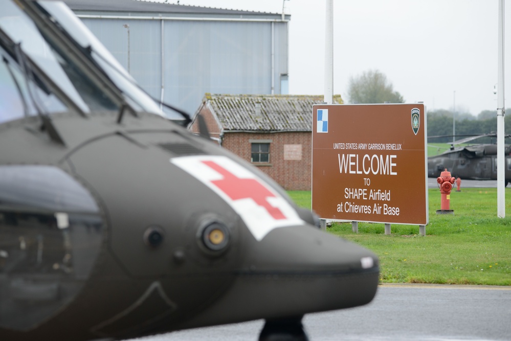 Display of 1ACB Helicopters heading for Atlantic Resolve