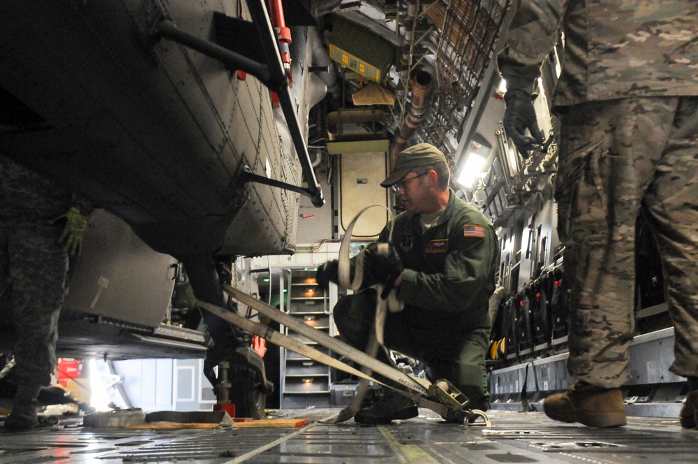 Ohio Army National Guard Black Hawks on the way to Puerto Rico