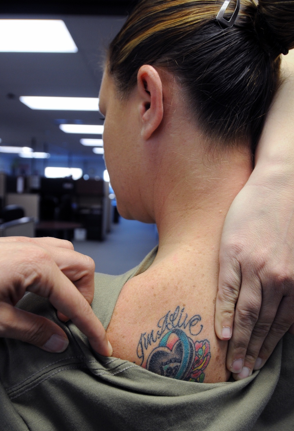 Nevada Guard Soldier: 'She literally took that bullet for me'