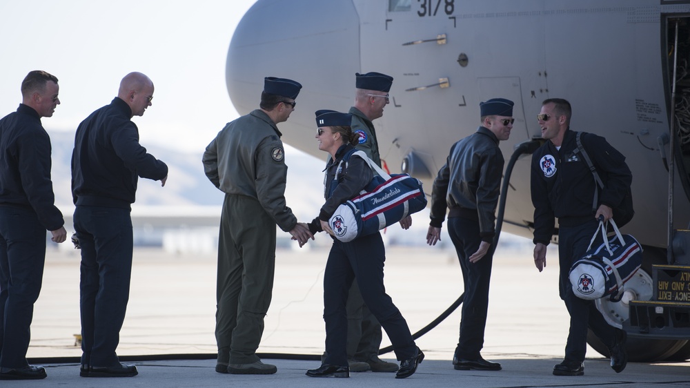 Thunderbirds arrive in Boise