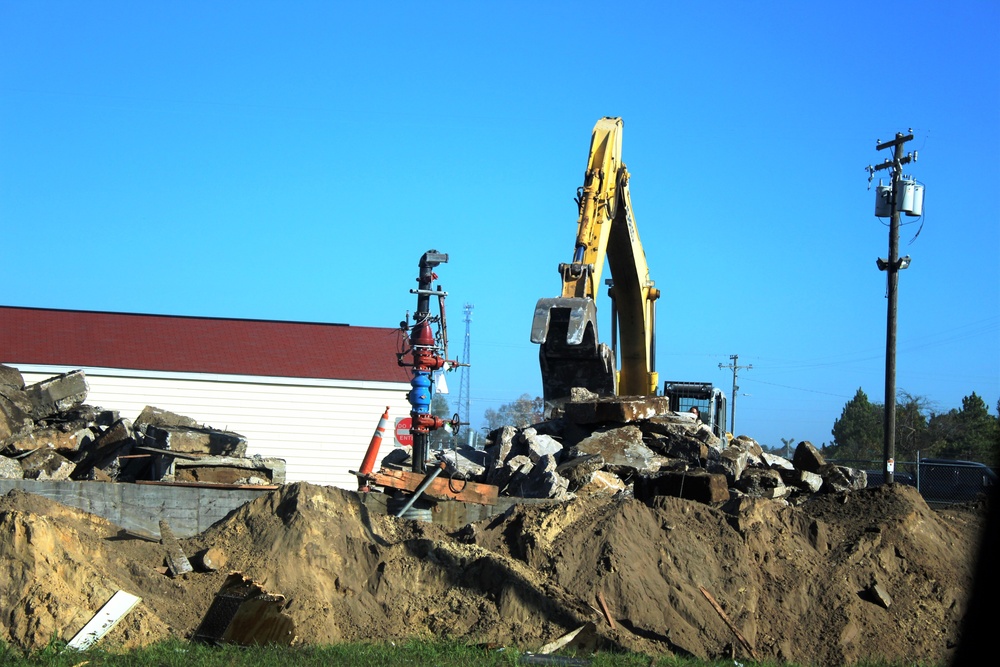 Contractors remove decades-old buildings on Fort McCoy's cantonment area