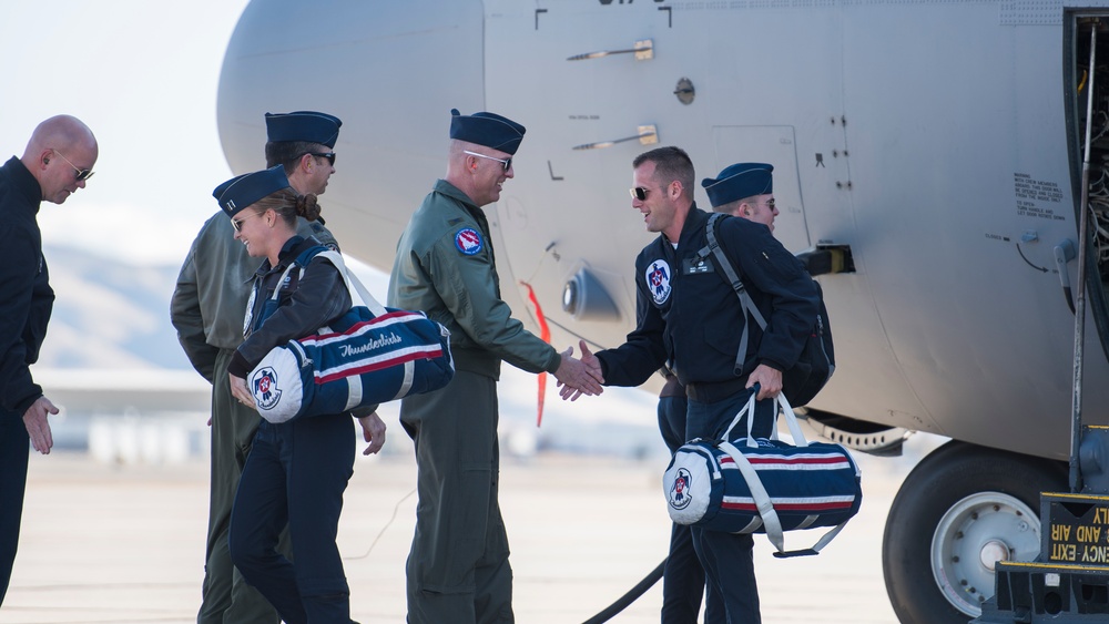 Thunderbirds arrive in Boise