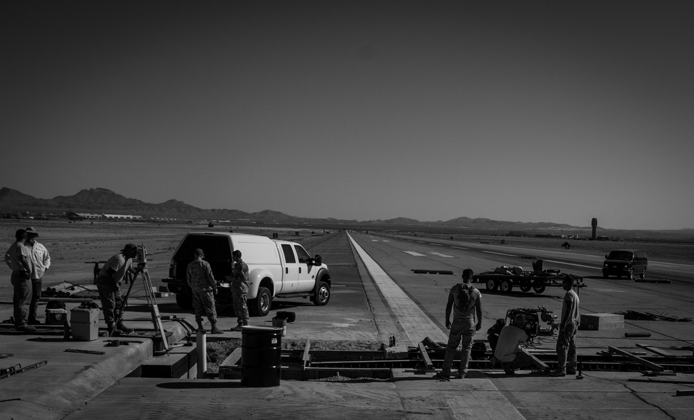 RED HORSE construction improves Nellis flight line operations