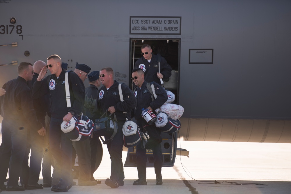 Thunderbirds arrive in Boise