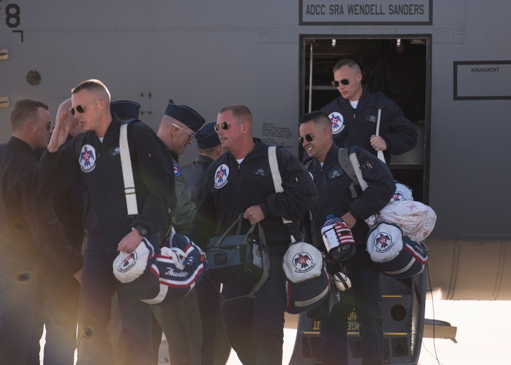 Thunderbirds arrive in Boise