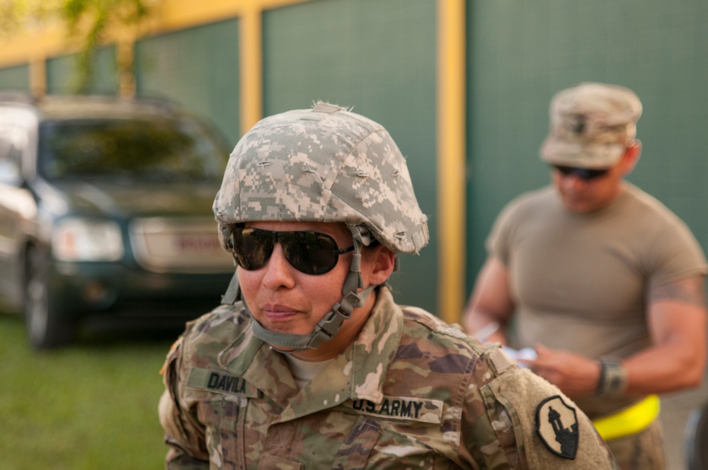 Army Reserve Soldiers Bring Water to Remote Mountain Area of Puerto Rico