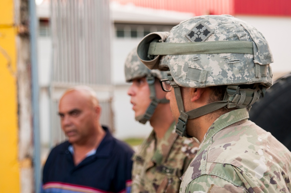 Army Reserve Soldiers Bring Water to Remote Mountain Area of Puerto Rico