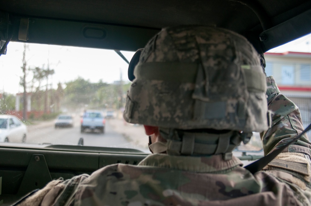 Army Reserve Soldiers Bring Water to Remote Mountain Area of Puerto Rico