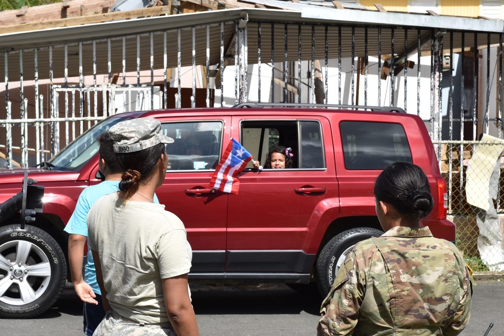 Helping those affected by Hurricane Maria in Barranquitas, Puerto Rico