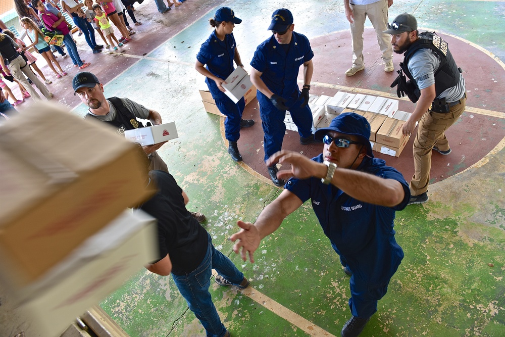 Helping those affected by Hurricane Maria in Barranquitas, Puerto Rico