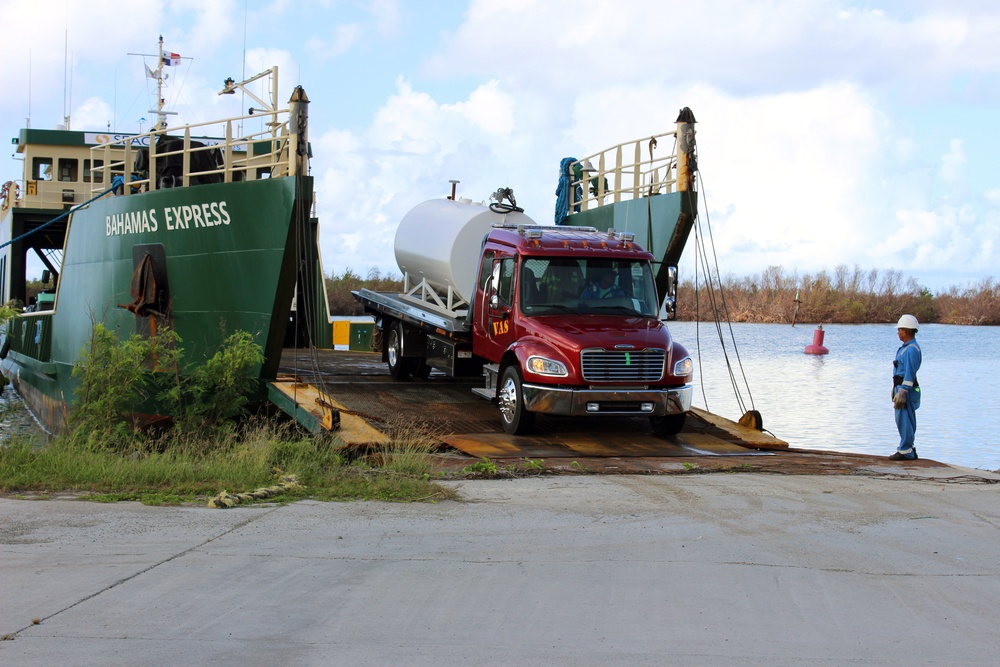 USACE Logistics Agency delivery increases the temporary power mission on the Virgin Islands