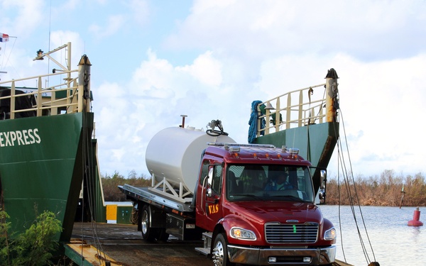 USACE Logistics Agency delivery increases the temporary power mission on the Virgin Islands
