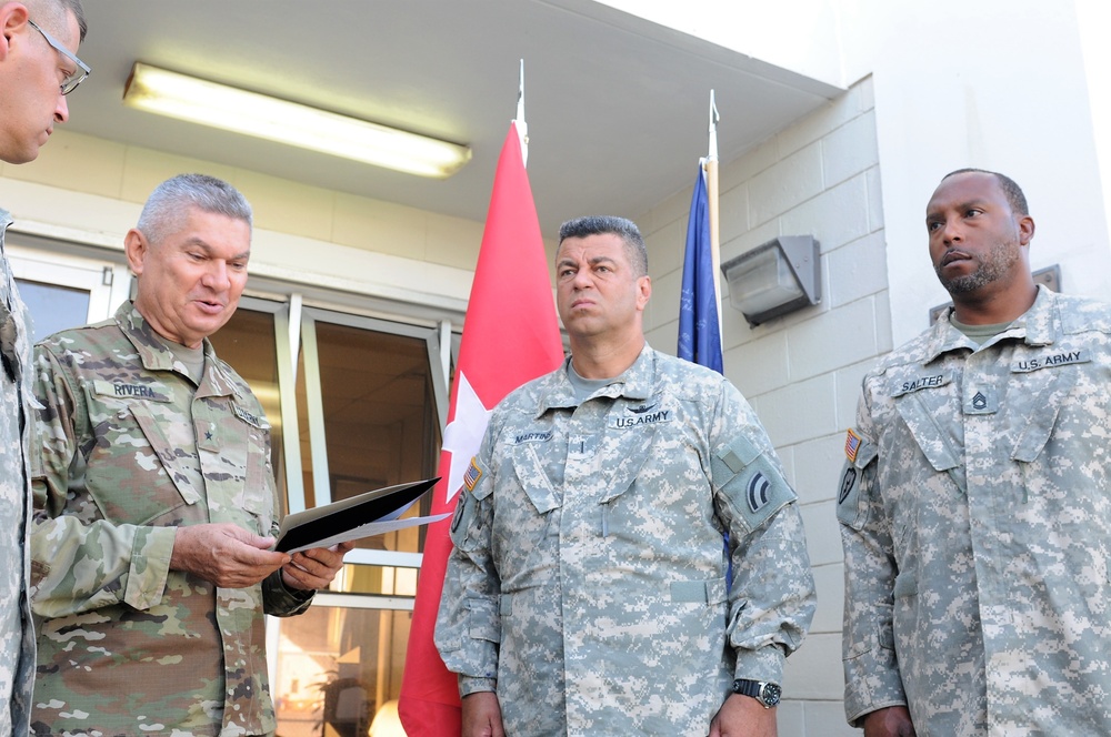 New York Army National Guard Awarded PRNG Commendation Medal.