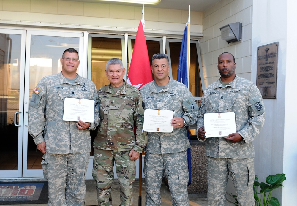 New York Army National Guard Awarded PRNG Commendation Medal.
