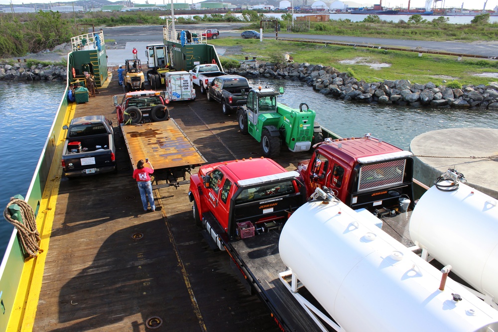 USACE Logistics Agency delivery increases the temporary power mission on the Virgin Islands