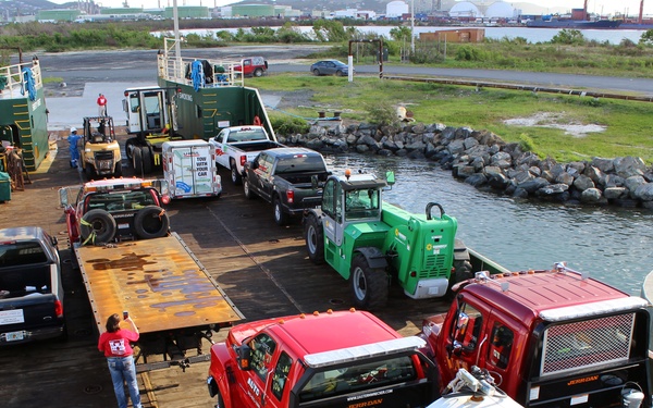 USACE Logistics Agency delivery increases the temporary power mission on the Virgin Islands
