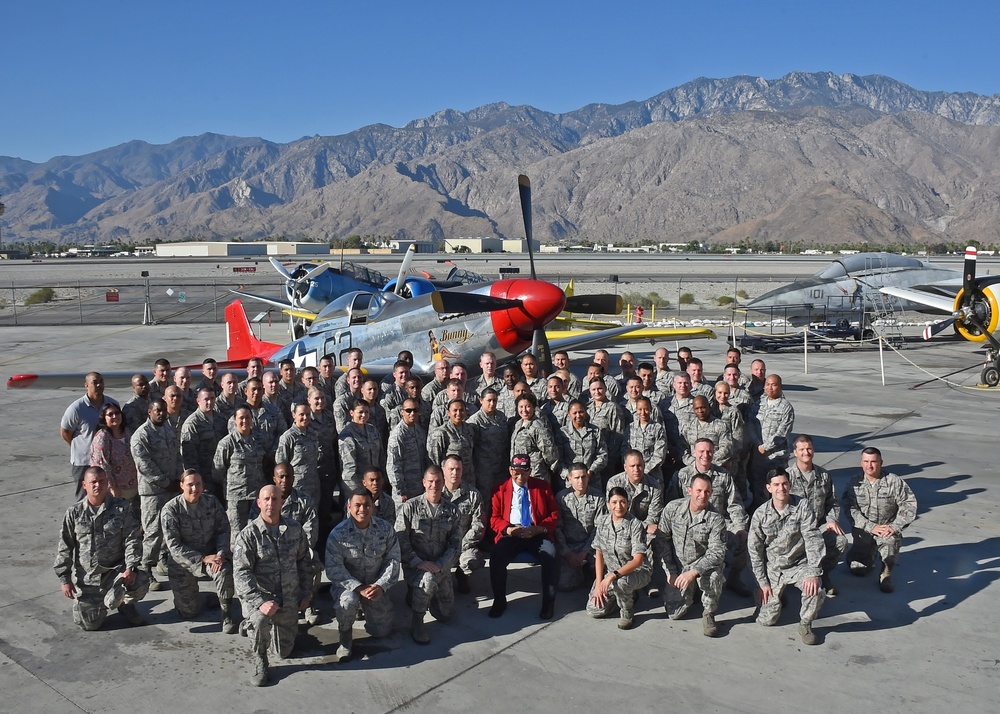 369RCS Honors Tuskegee Airman Lt. Col.  Robert J Friend during Annual Recruiting Conference