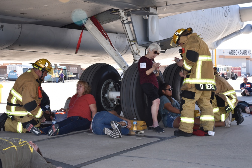 AZ Air Guard tests emergency response with Phoenix Sky Harbor