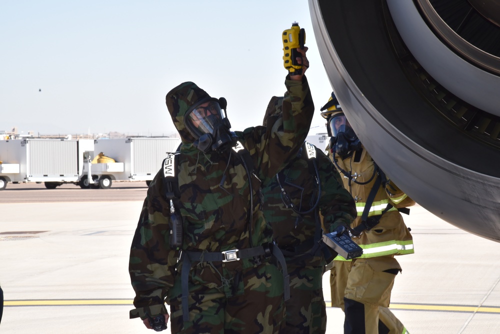 AZ Air Guard tests emergency response with Phoenix Sky Harbor