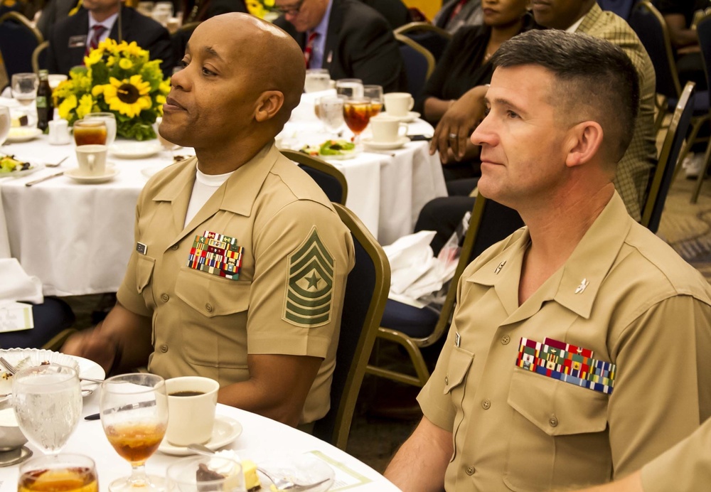 Montgomery Marines develop community relations during MCC Team Luncheon