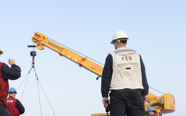 Sailors Unload RAM Ammo