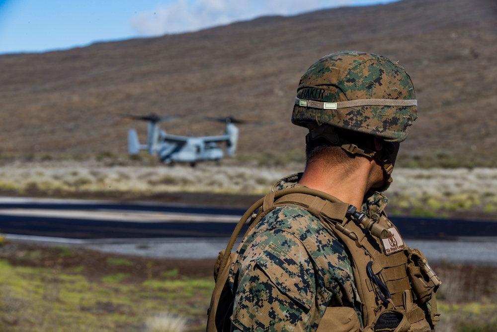 2nd Battalion, 3rd Marines conduct  Tactical Recovery of Aircraft and Personnel training