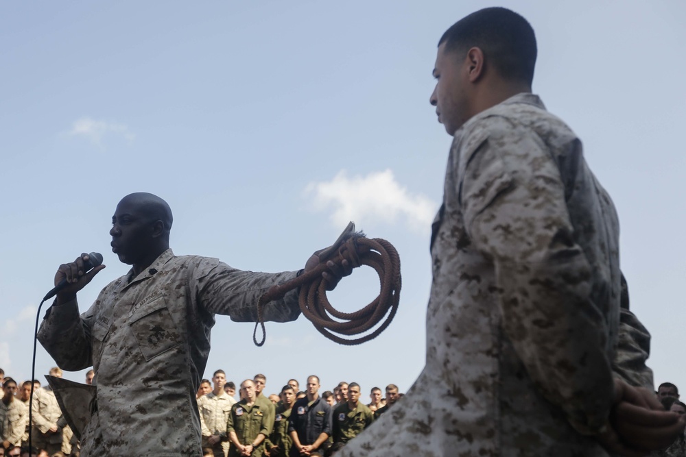 15th MEU formation aboard USS America (LHA 6)