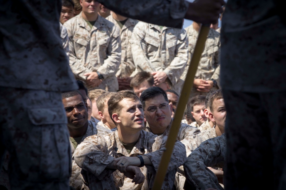 15th MEU formation aboard USS America (LHA 6)