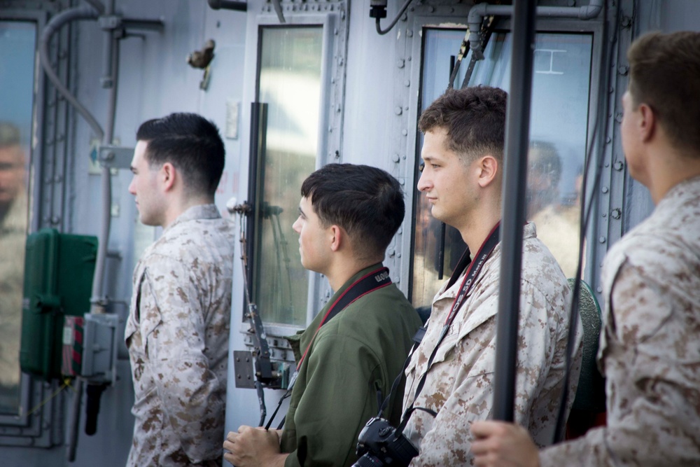 15th MEU formation aboard USS America (LHA 6)