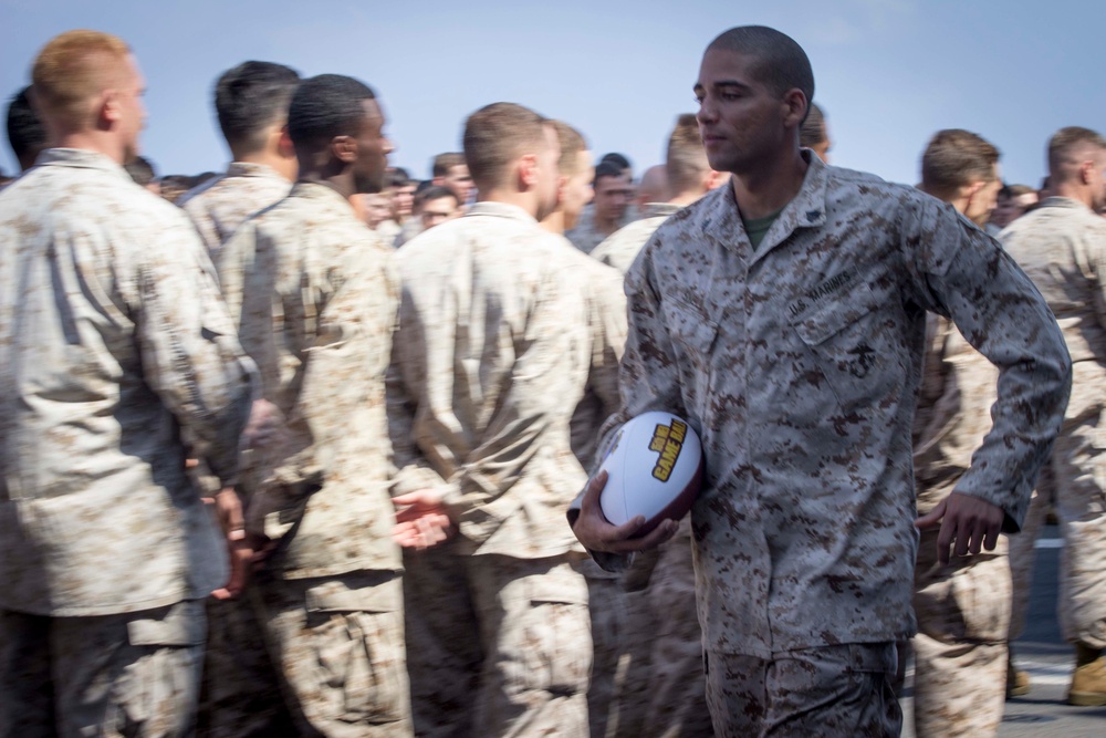 15th MEU formation aboard USS America (LHA 6)