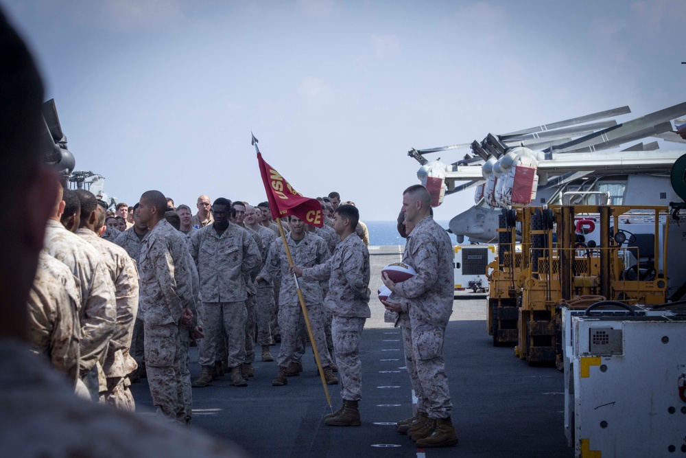 15th MEU formation aboard USS America (LHA 6)