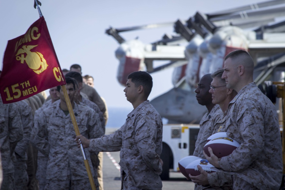 15th MEU formation aboard USS America (LHA 6)