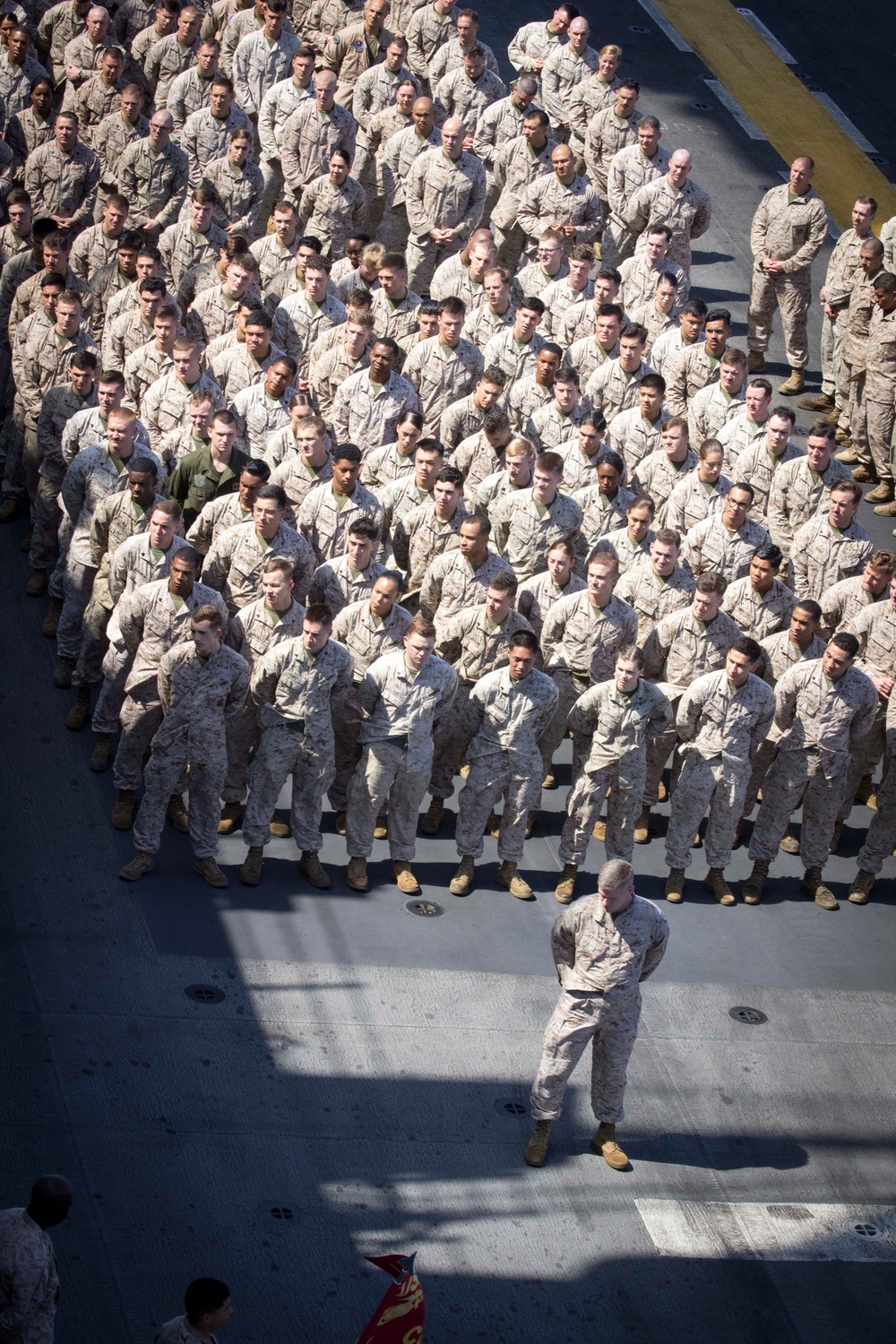 15th MEU formation aboard USS America (LHA 6)