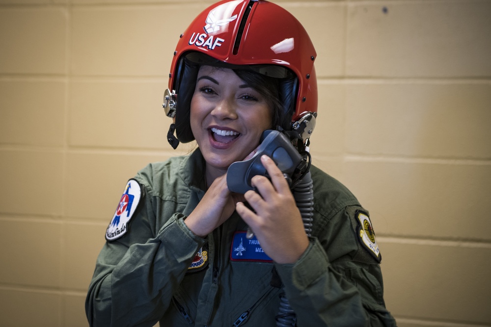 Local reporter flies like a 'Thunderbird'