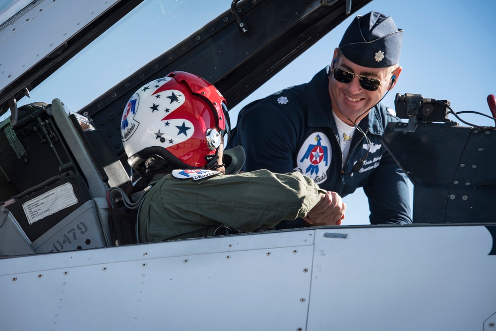 Local reporter flies like a 'Thunderbird'