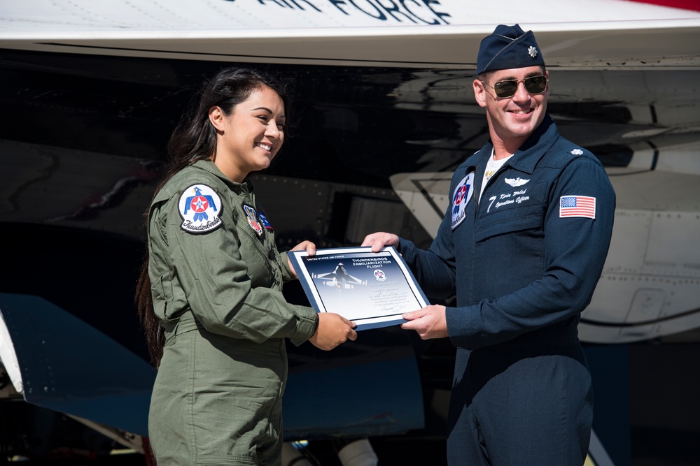 Local reporter flies like a 'Thunderbird'