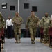 Lt. Gen. Michael Garrett speaks with Soldiers at town hall meeting